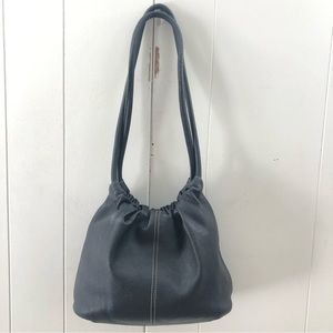 FOSSIL Genuine Leather Drawstring Bucket Style Bag